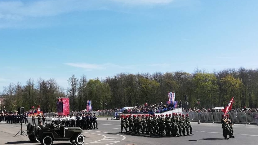 Военный парад в Великом Новгороде 9 мая 2023 года