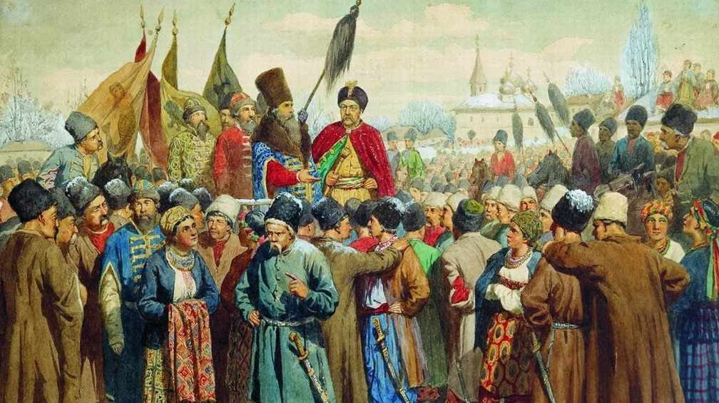 Алексей Кившенко. Переяславская рада 1654 года.1880