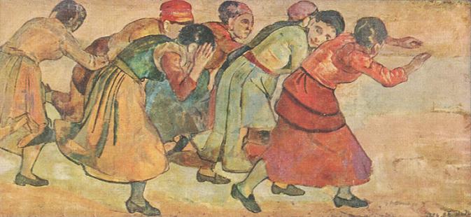 Фердинанд Ходлер. Убегающие женщины. 1895