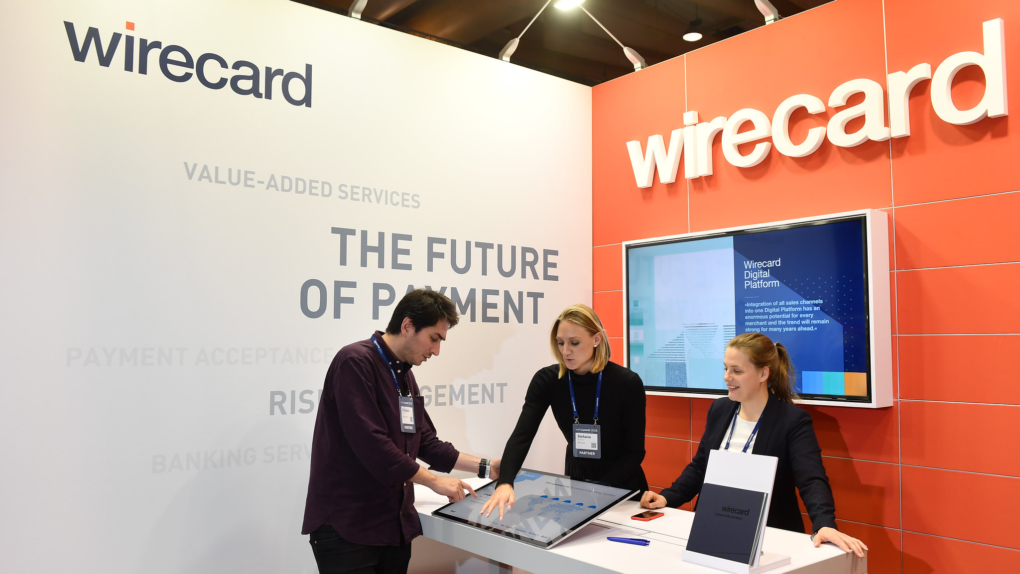 Стенд Wirecard на выставке