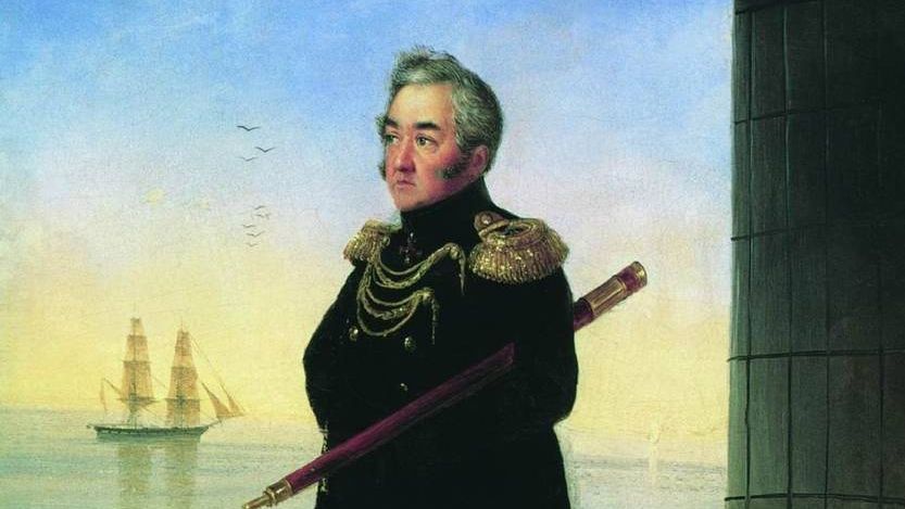 И. Айвазовский. Михаил Петрович Лазарев. 1839
