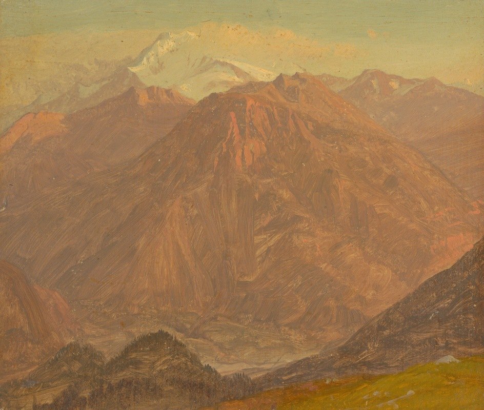 Colombia or Ecuador, mountains 1853 Frederic Edwin Church