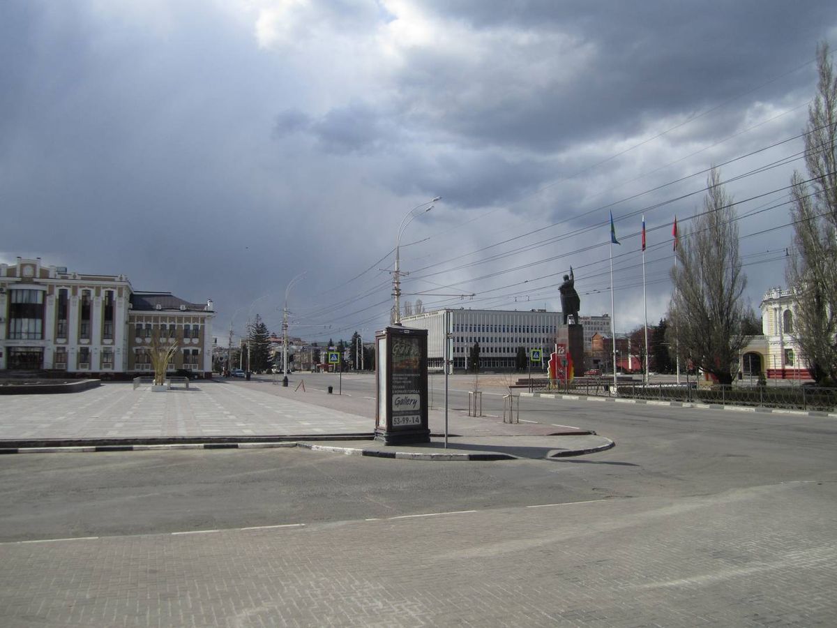 Площадь имени Ленина города Тамбова