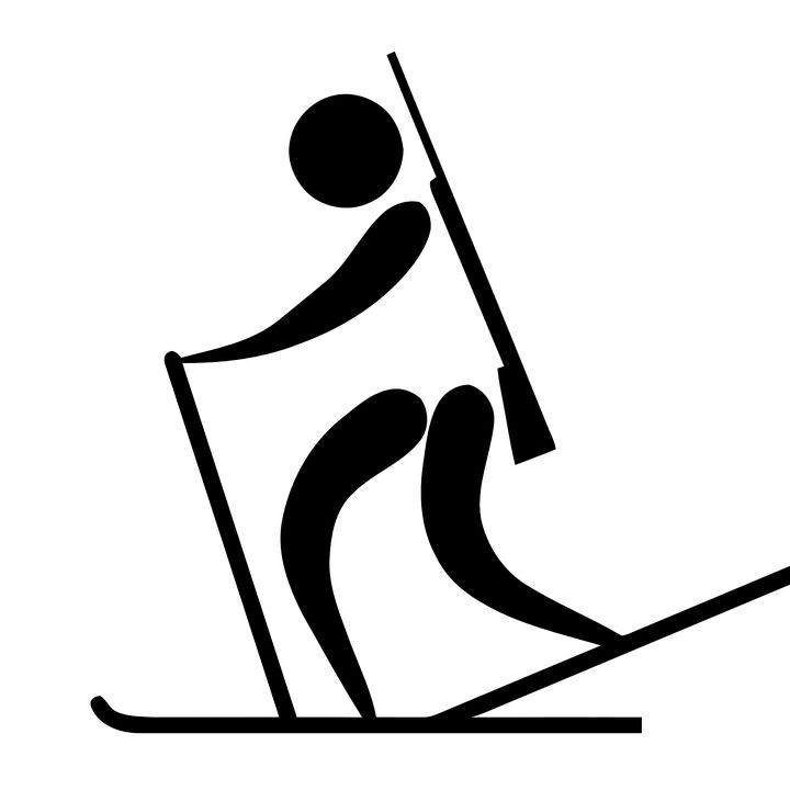 биатлон, спорт, логотип