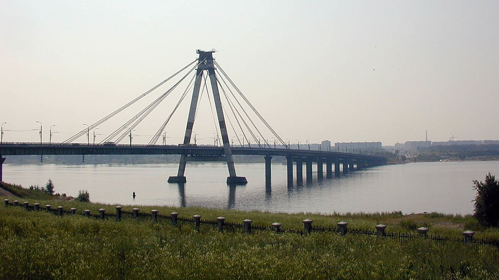Октябрьский мост, р. Шексна, Череповец