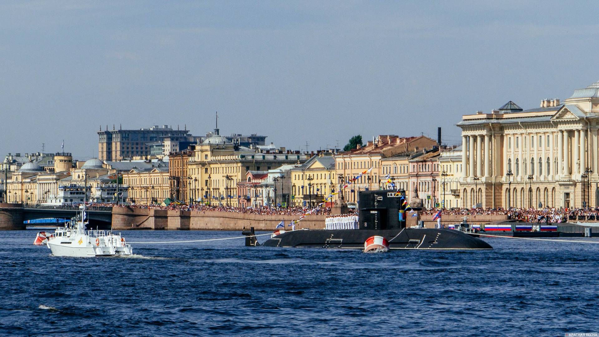 Подлодка «Кронштадт», Военно-морской парад в Санкт-Петербурге 28.07.2019