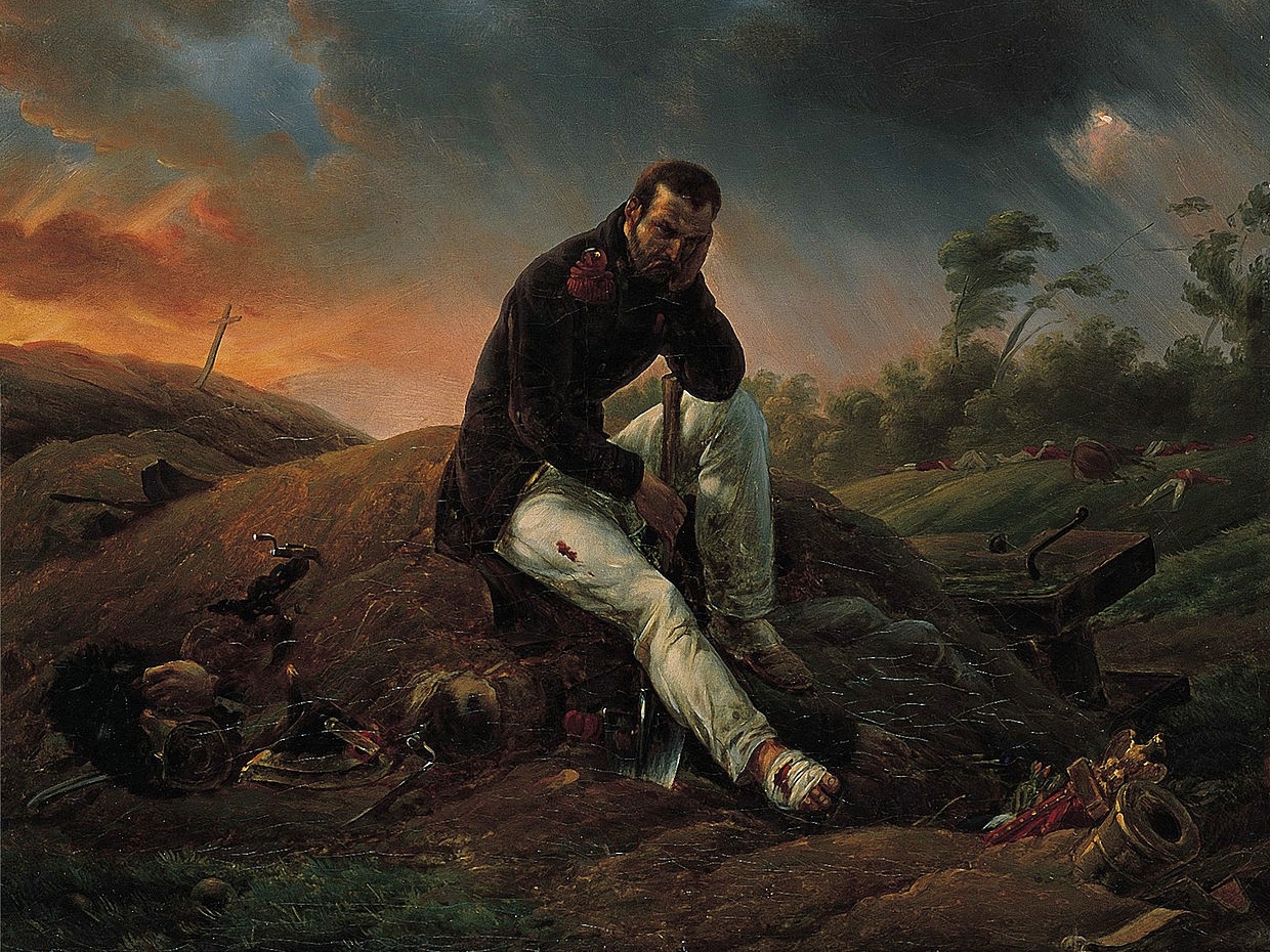 Орас Верне. Солдат на поле боя (фрагмент). 1818