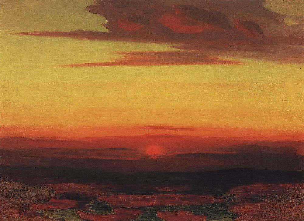 Архип Куинджи. Красный закат. 1895