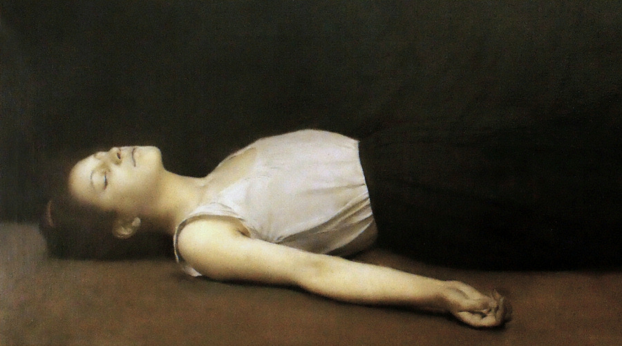 Фернан Пелес. Жертва или Задохнувшаяся (фрагмент) 1886