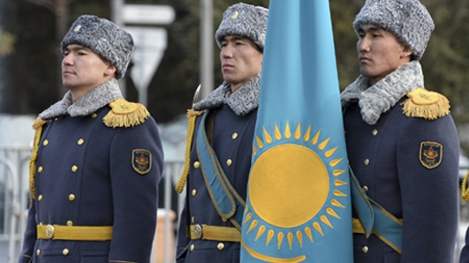 Военнослужащие казахстанской армии