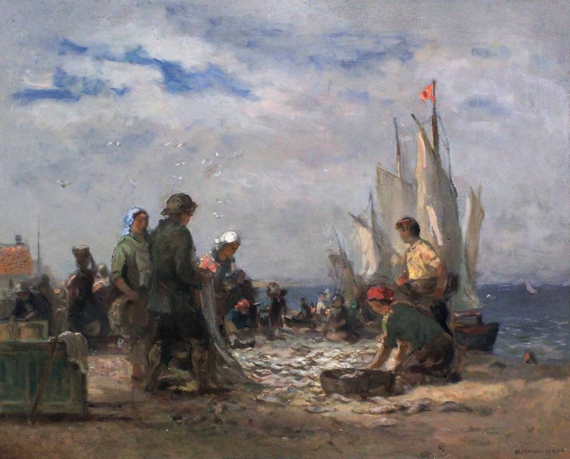 Иван Чашников. Рыбаки Азовского моря. 1920-е