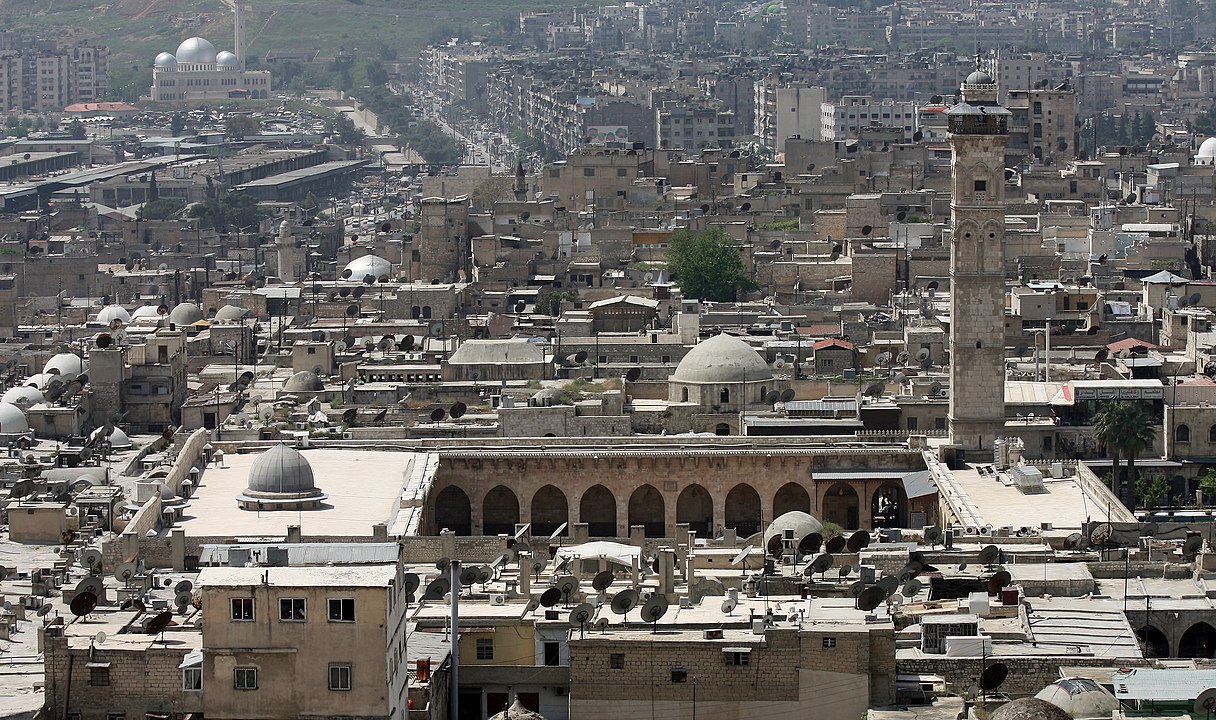 Мечеть Омейядов в Алеппо до войны