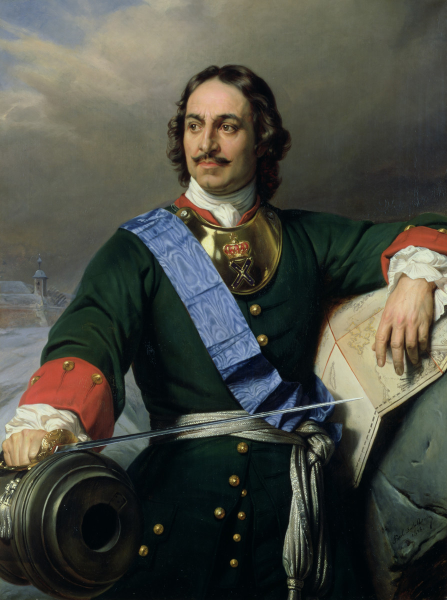 Поль Деларош. Петр I Великий, император России. 1838
