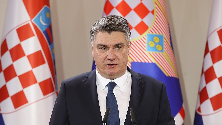 Президент Хорватии Зоран Миланович. 2020