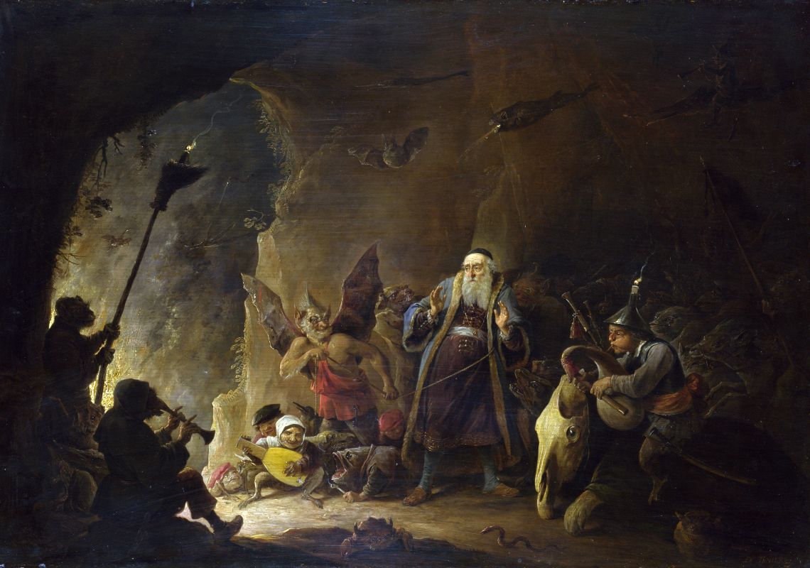 Давид Тенирс Младший. Богача ведут в ад. XVII век