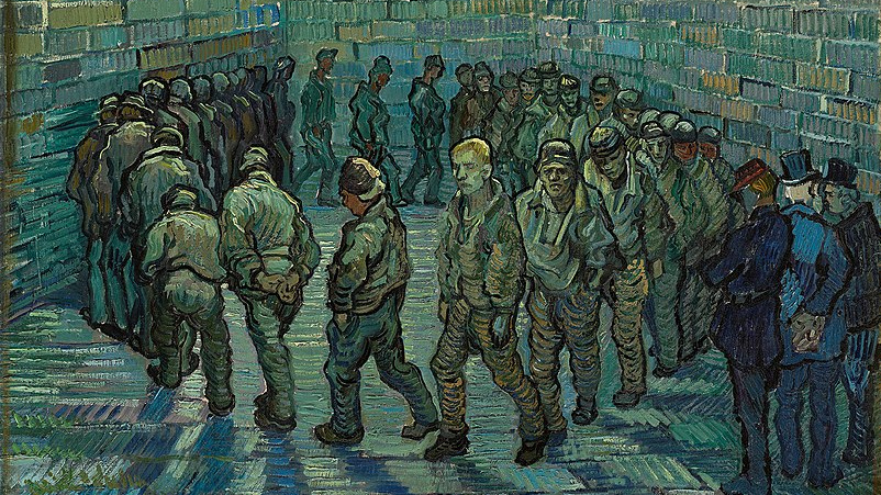 Винсент ван Гог. Прогулка заключенных. 1890