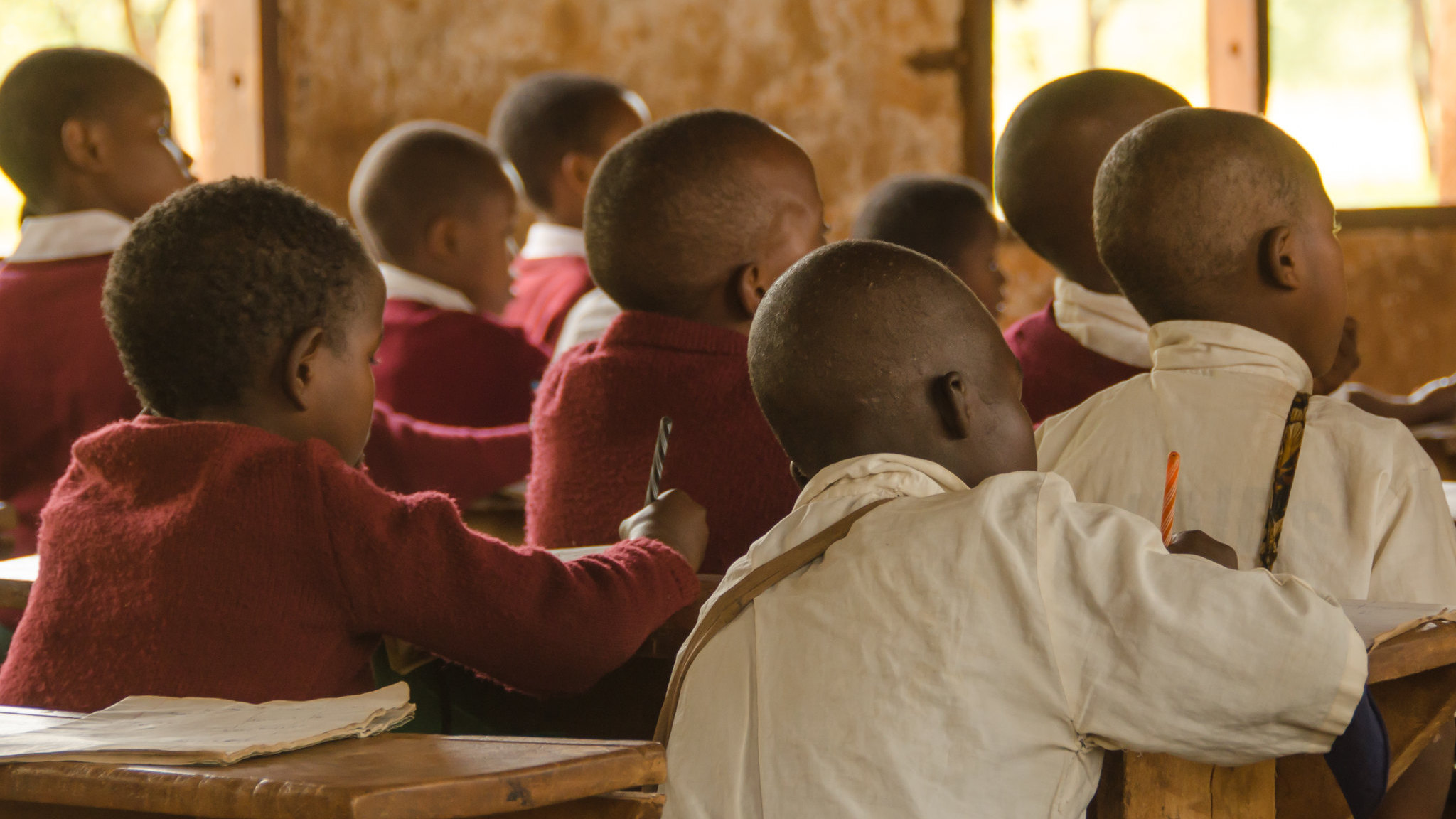 Школьный класс в Танзании