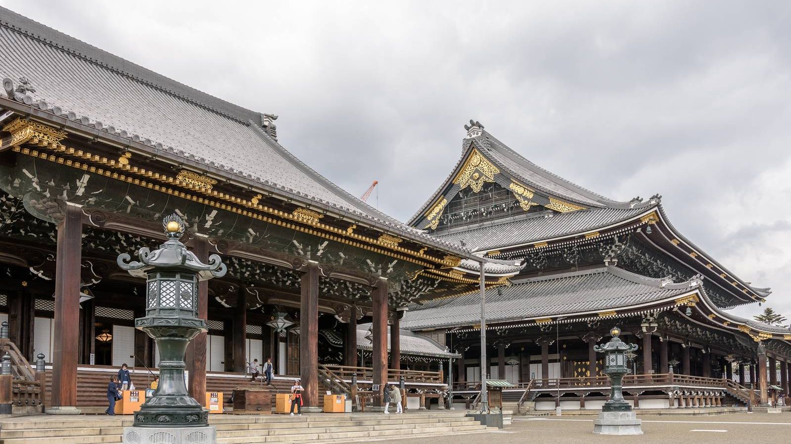 Буддийский храмовый комплекс Хонгандзи. Киото. Япония