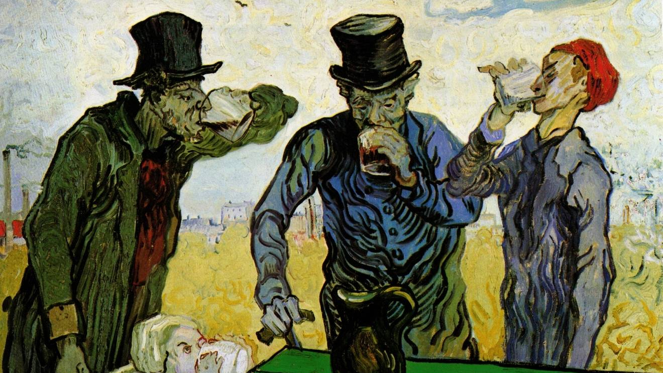 Винсент Ван Гог. Пьяницы. 1890