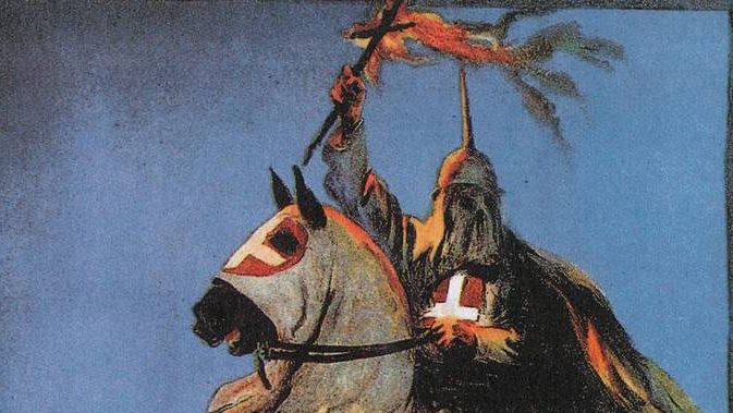 Афиша к фильму «Рождение нации» (фрагмент). 1915 год