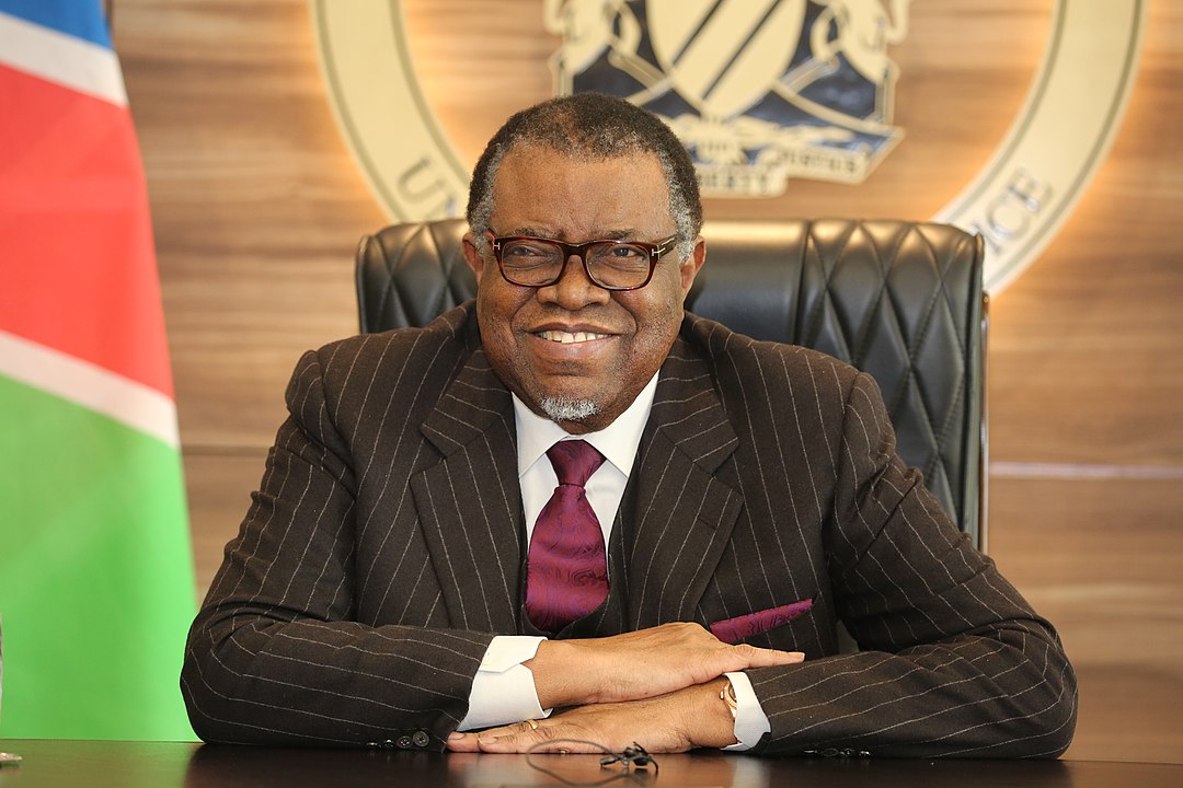 Хаге Готфрид Гейнгоб, Президент Республики Намибия