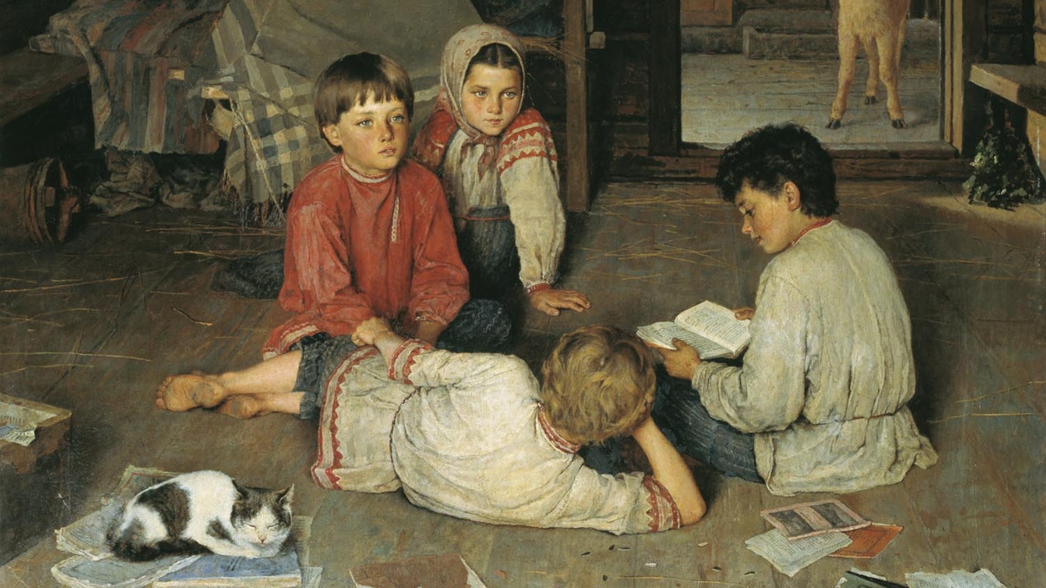 Богданов-Бельский Николай. Новая сказка. 1891
