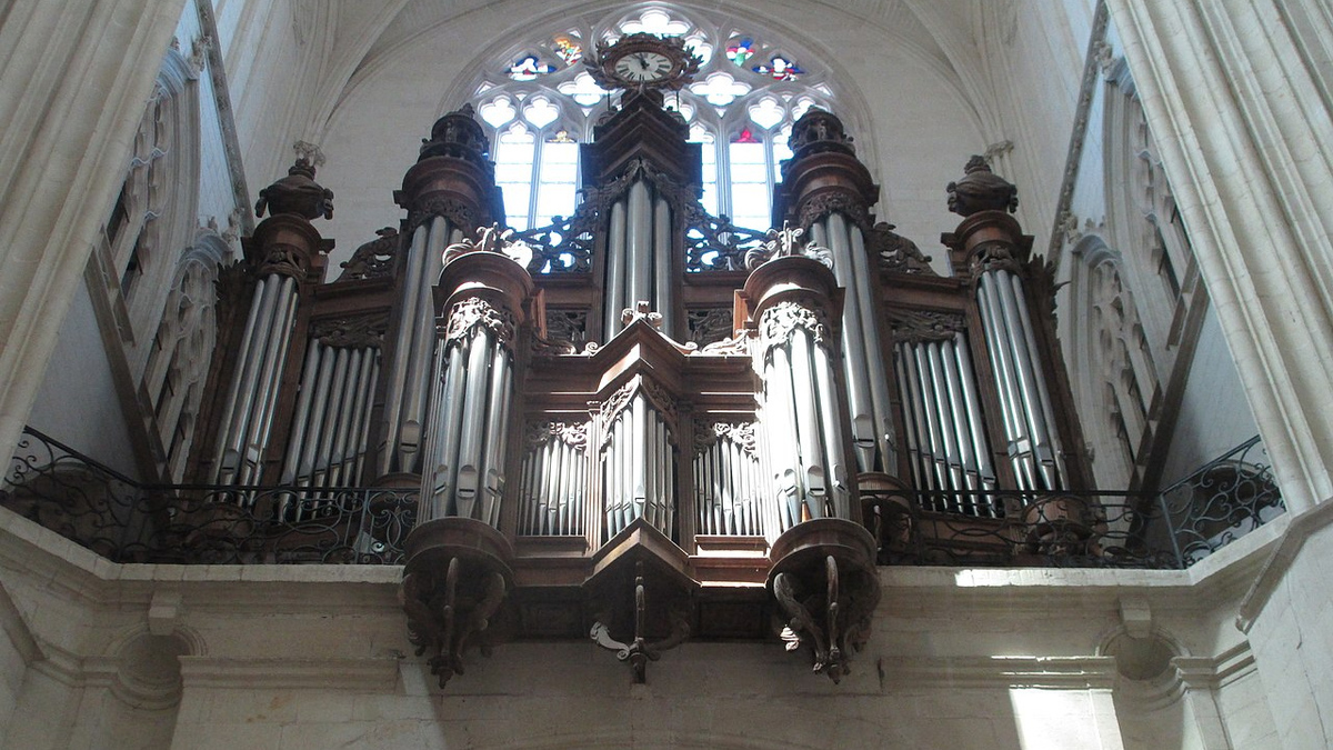 Трубы органа собора Святых Петра и Павла в Нанте