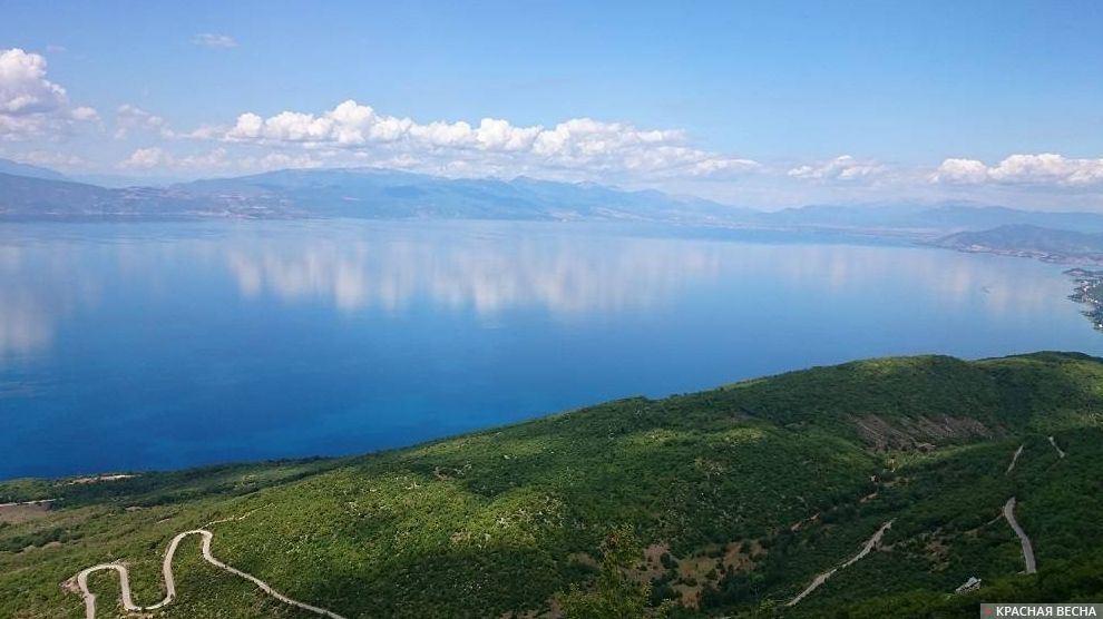 Охридское озеро. Албания, Македония, Греция