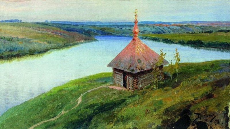 Василий Поленов. Часовня на берегу Оки. 1893