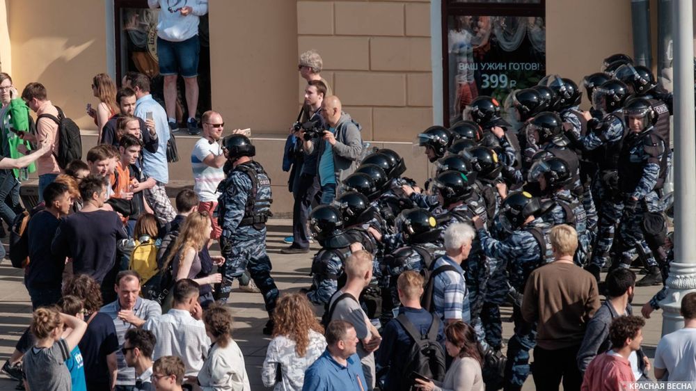 Митинг Пушкинская площадь в Москве