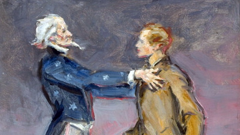 Чарльз Дана Гибсон. «Старые друзья с 1778 года»(фрагмент) до 1944