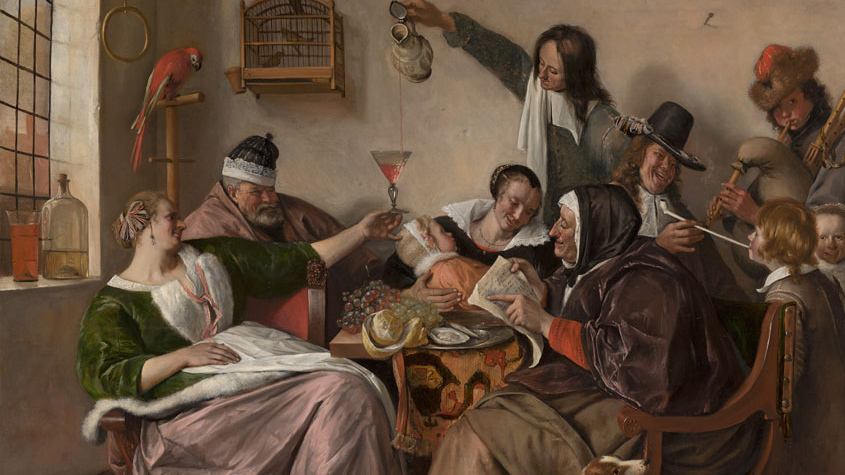Ян Стен. Семья веселится (Как старики поют, так молодые играют) 1668-1670