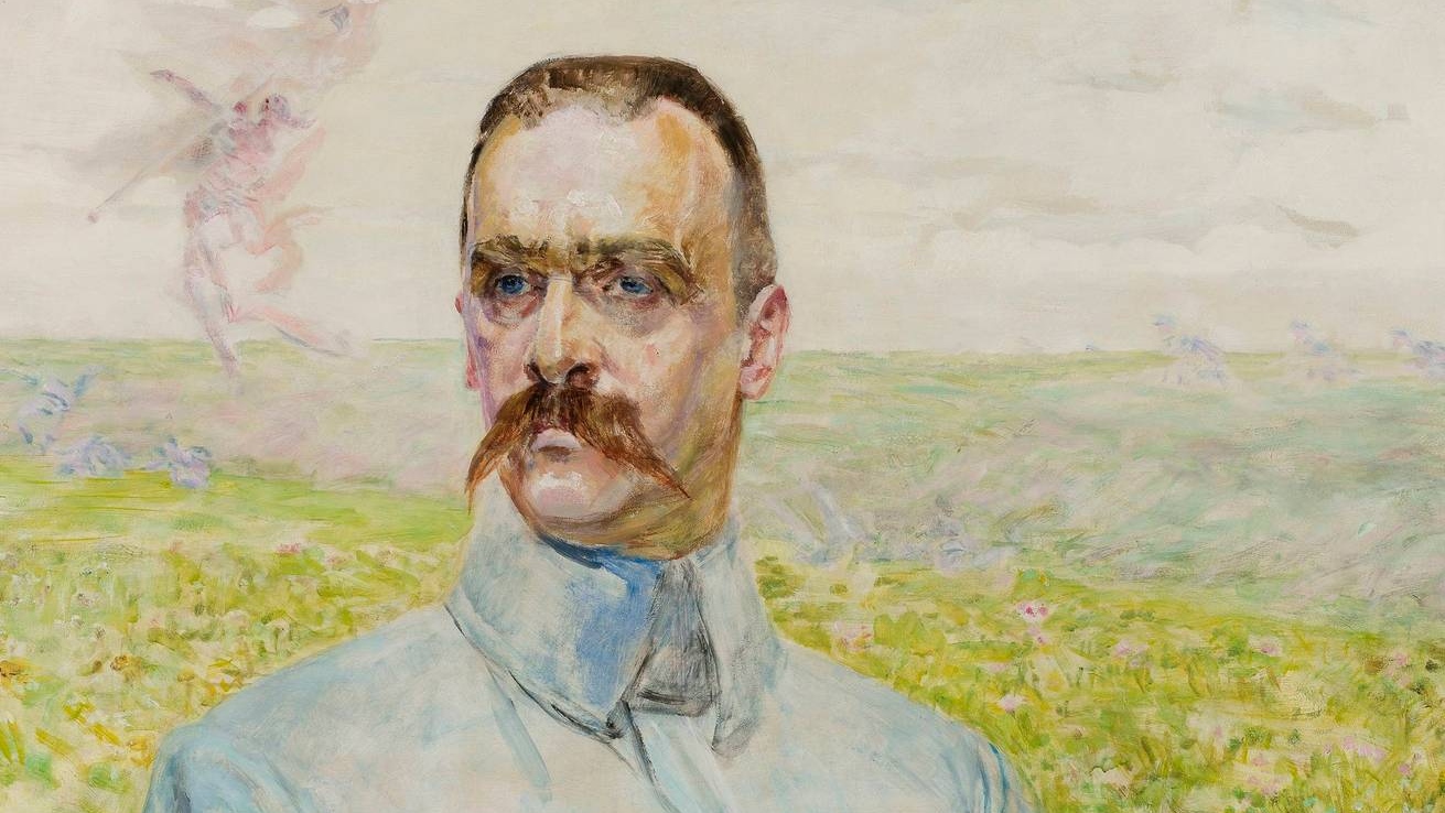 Яцек Мальчевский. Портрет бригадира Юзефа Пилсудского (фрагмент). 1916