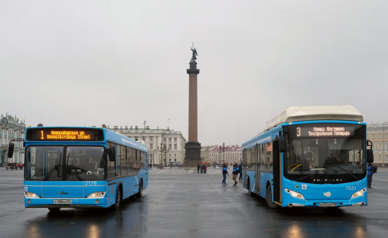 Автобусы в Санкт-Петербурге