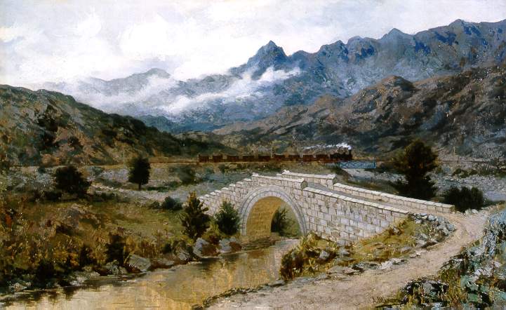 А. Шамшинян. Санаинский мост. 1899
