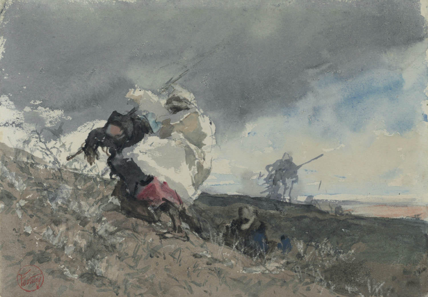 Мариано Фортуни-и-Марсаль. Арабы и надвигающаяся буря. 1862-1864