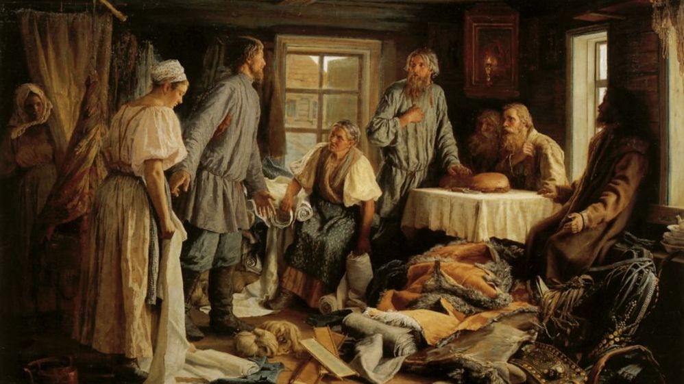 Василий Максимов. Семейный раздел. 1876