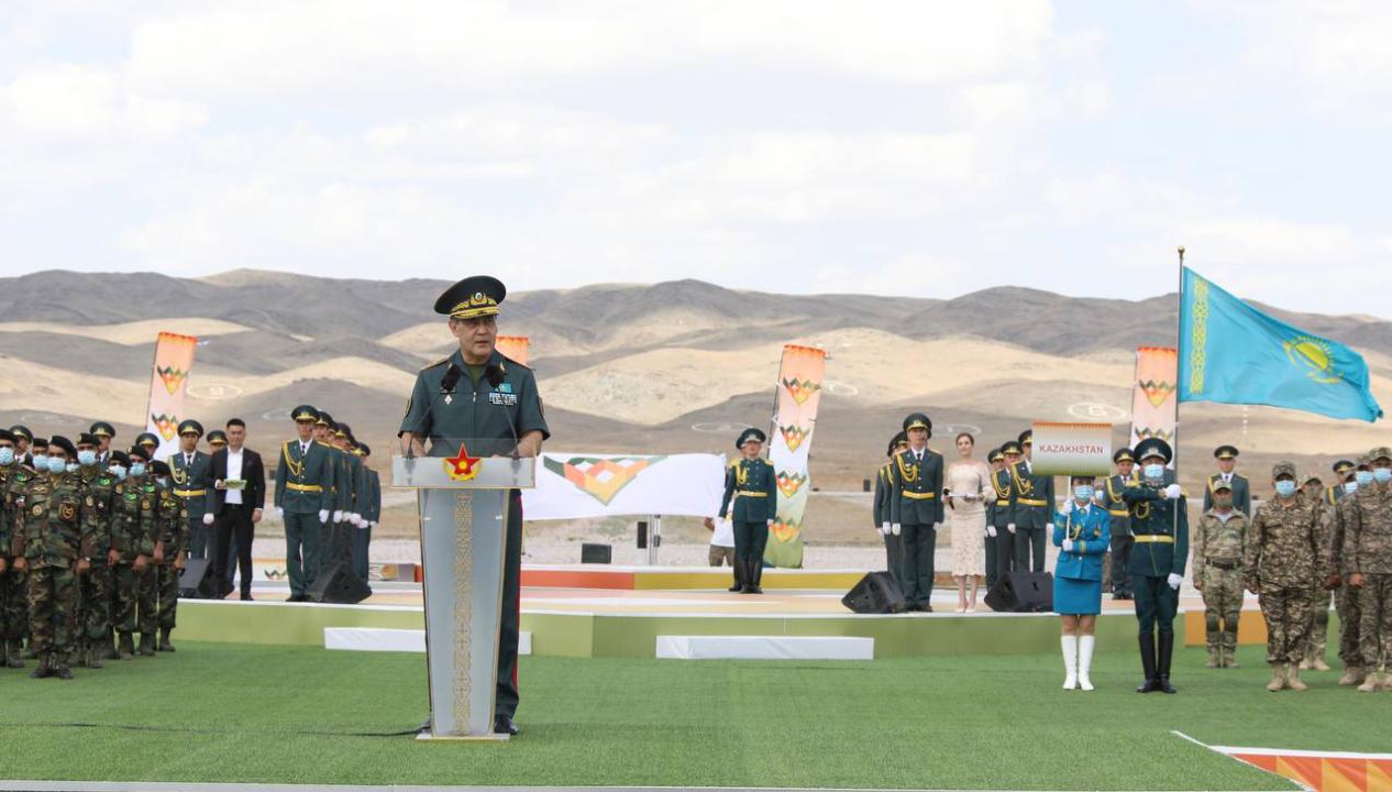 Открытие Международных армейских игр в Казахстане, 2021 год