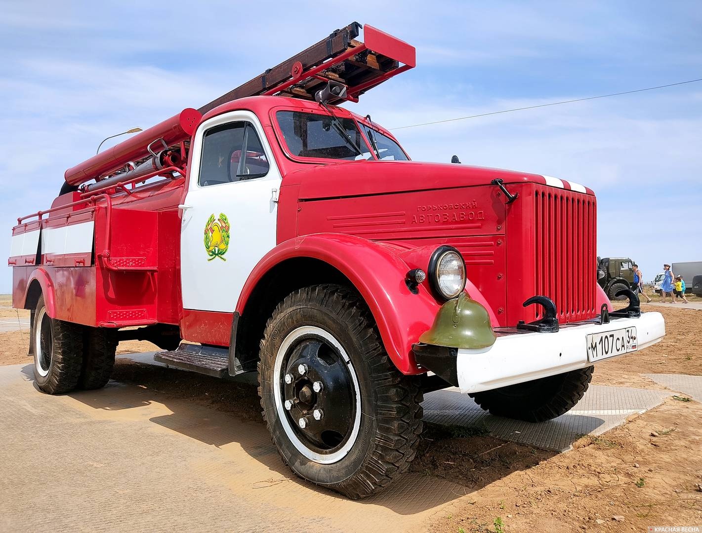 Пожарная машина на базе автомобиля ГАЗ. Форум «Армия-2022» 
