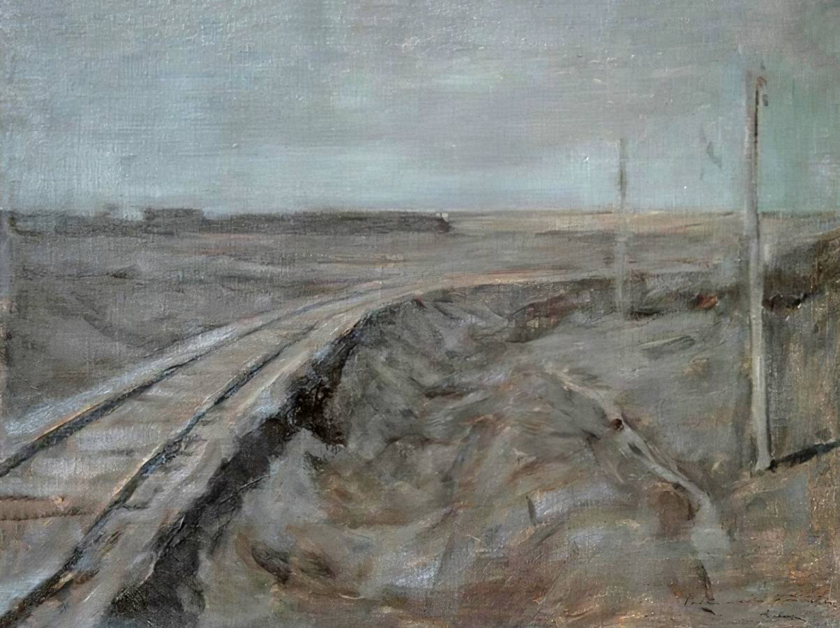 Исаак Левитан. Полотно железной дороги. 1890-е