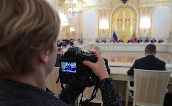 Заседание Совета при президенте РФ по правам человека