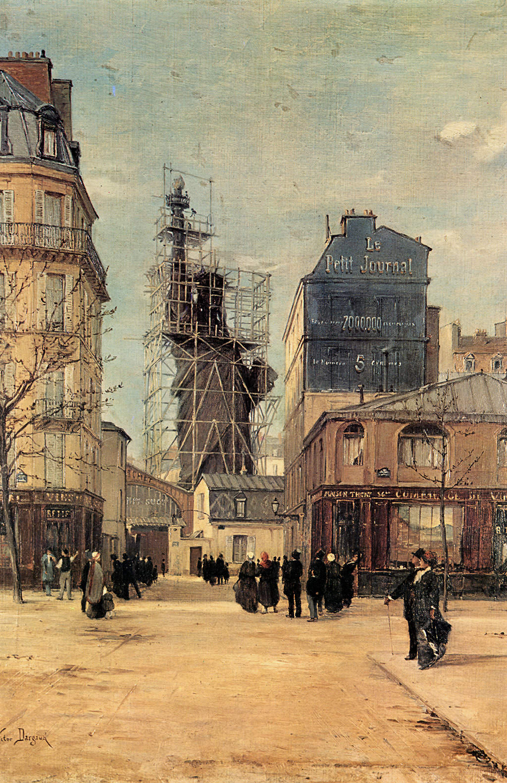 Виктор Дарго. Статуя Свободы на Рю-де-Шар. 1884
