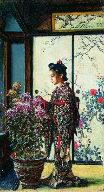 Василий Верещагин. Японка. 1903