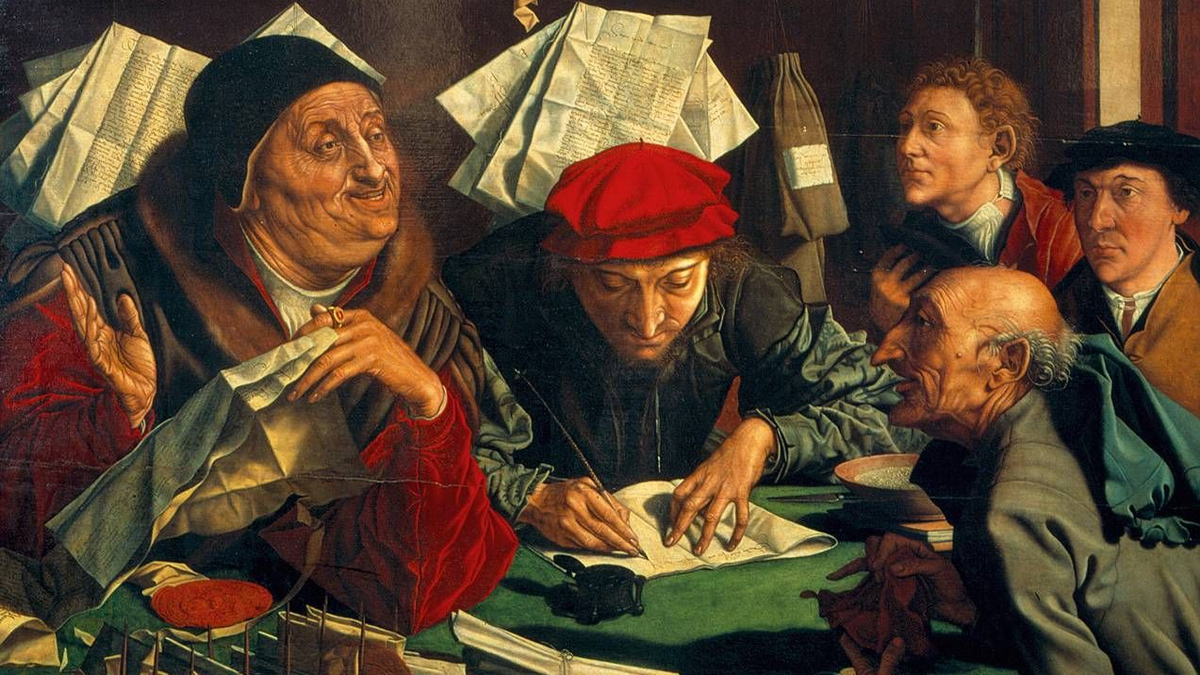 Маринус ван Реймерсвале. Сборщики налогов. 1542 год