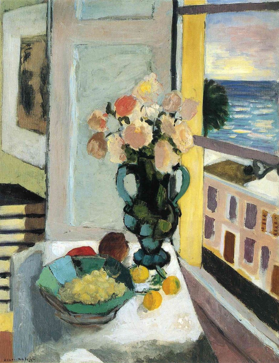 Анри Матисс. Цветы перед окном. 1922
