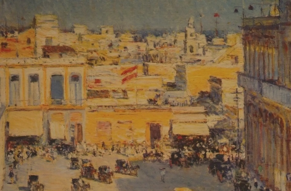 Чайльд Гассам. Гавана (фрагмент). 1895