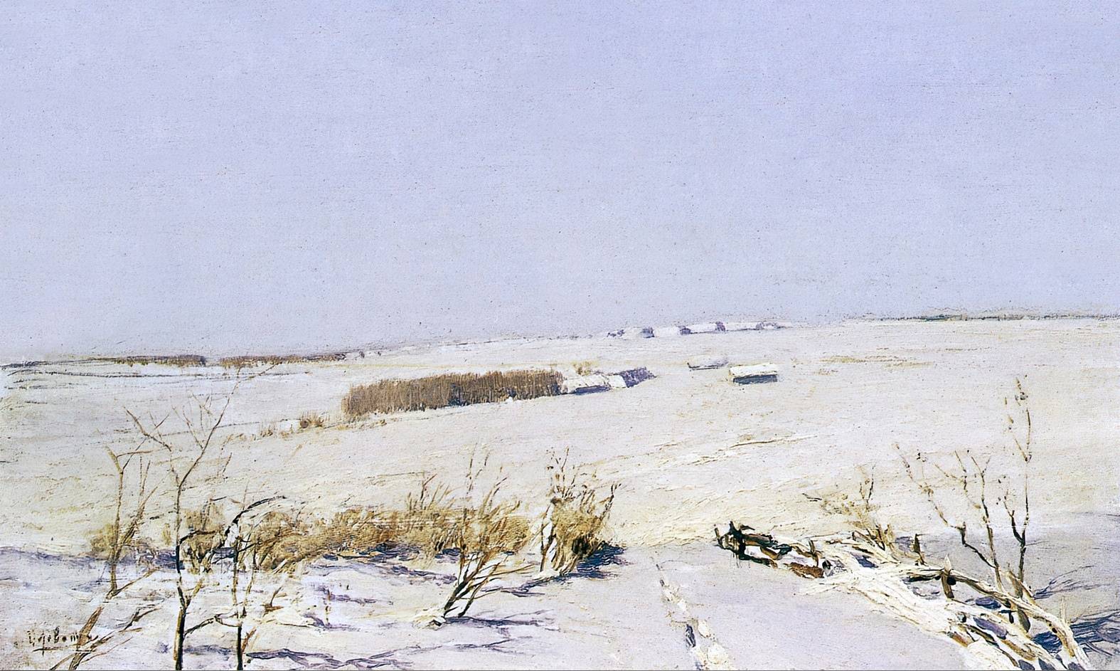 Исаак Левитан. Зимний день. 1880-е