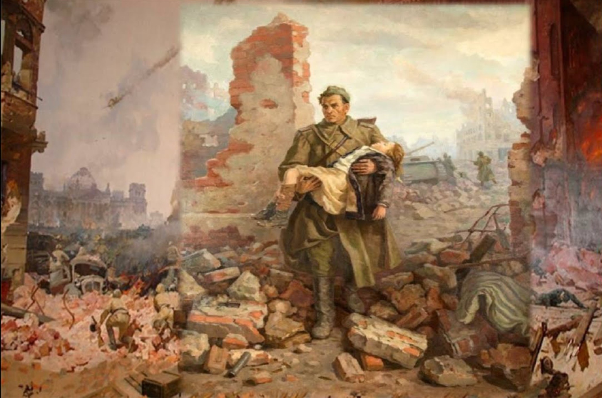 Ф. Невежин. Русский солдат. 1947