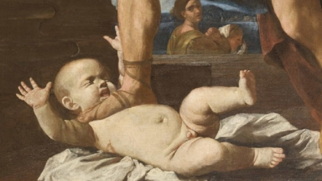 Николо Пуссен. Избиение младенцев (фрагмент).1628