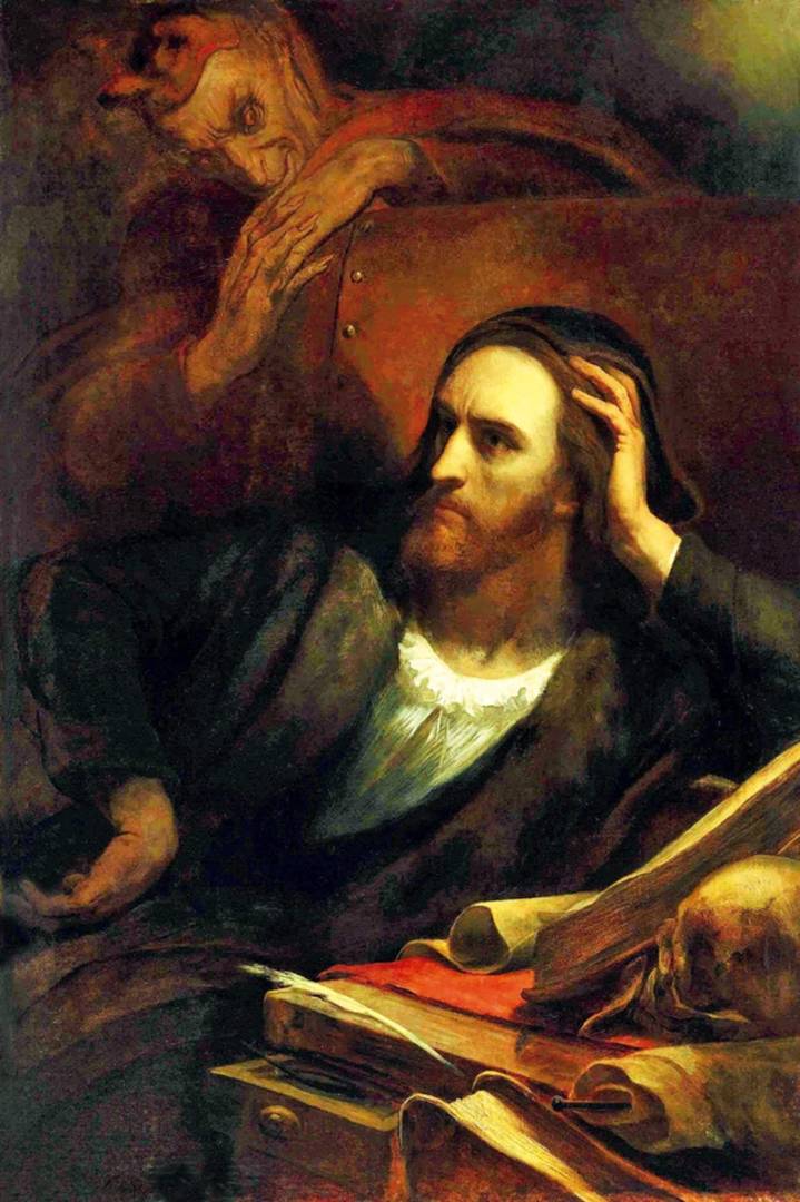 Ари Шеффер. Фауст и Мефистофель. 1848